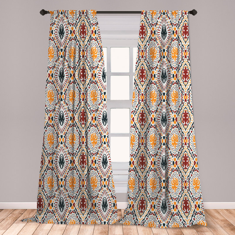 East Urban Home Boho Room Darkening Rod Pocket Curtain Panels Wayfair